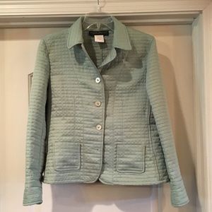 Light green quilted jacket